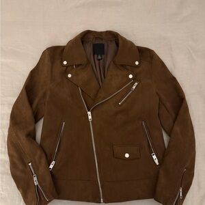 H&M Brown Men's Suede Jacket